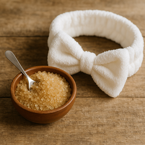 Maschera viso fai da te allo zucchero di canna