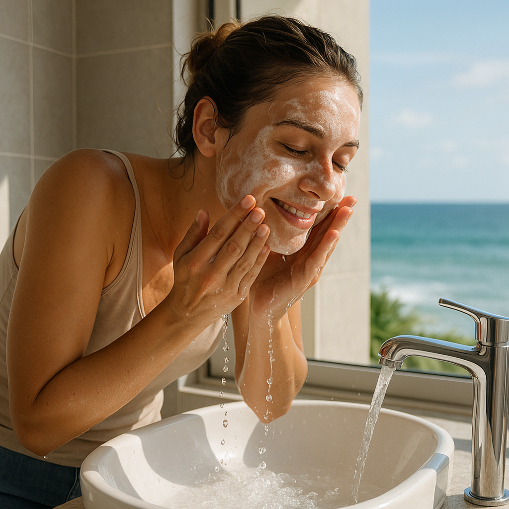 Detersione Estiva: Come Eliminare Brufoli da Crema Solare