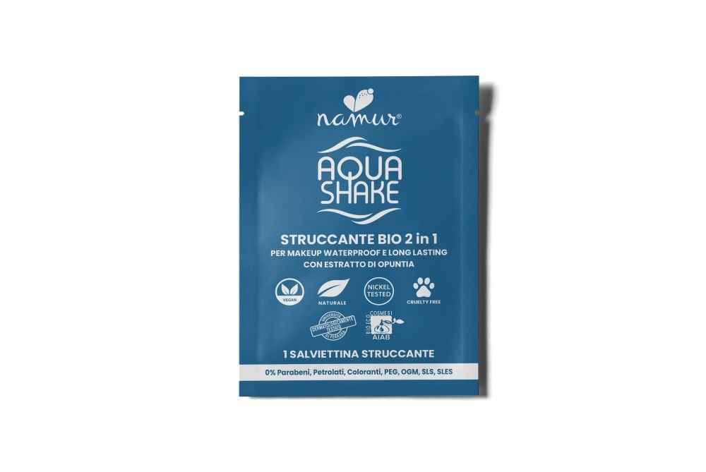 Salvietta Struccante Monouso 2 in 1 - Aqua Shake®