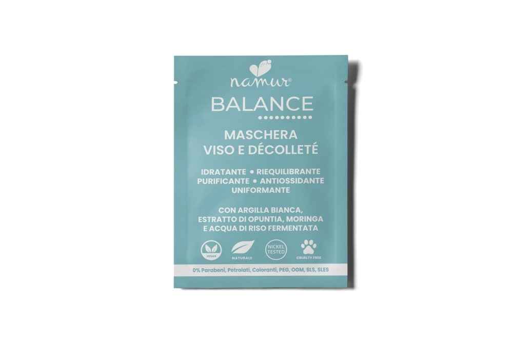 Maschera Viso e Dècolletè in bustina- BALANCE