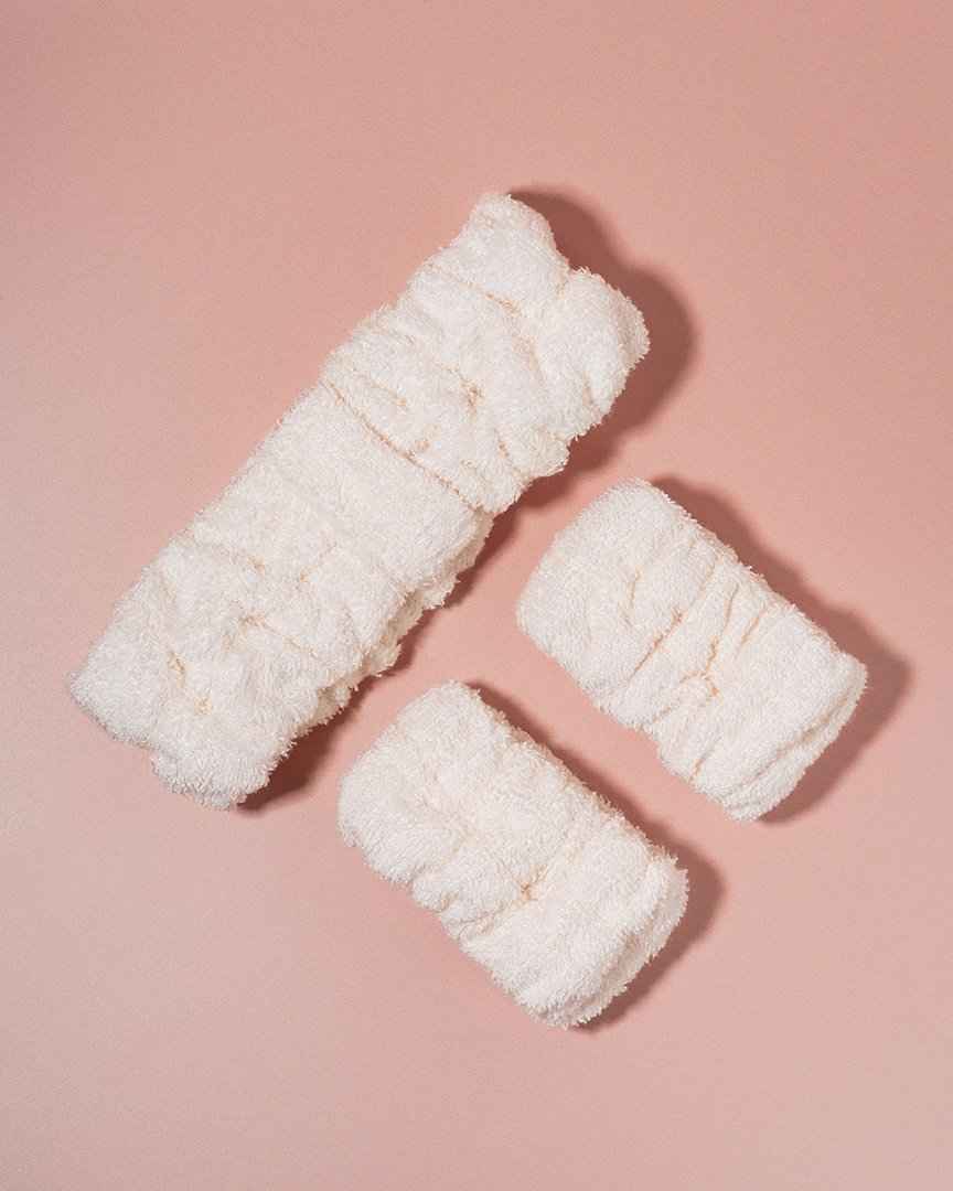 Set Fascia e Polsini Skincare in Bamboo Namur®